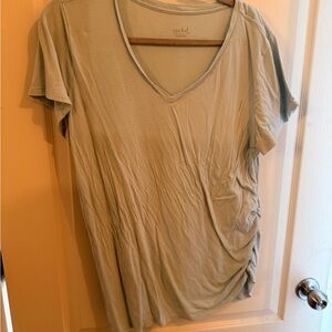 Isabel Maternity by Ingrid & Isabel Soft Blue V-Neck Tee